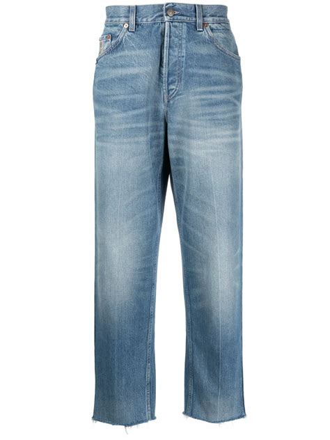 jean gucci femme|gucci tapered jeans.